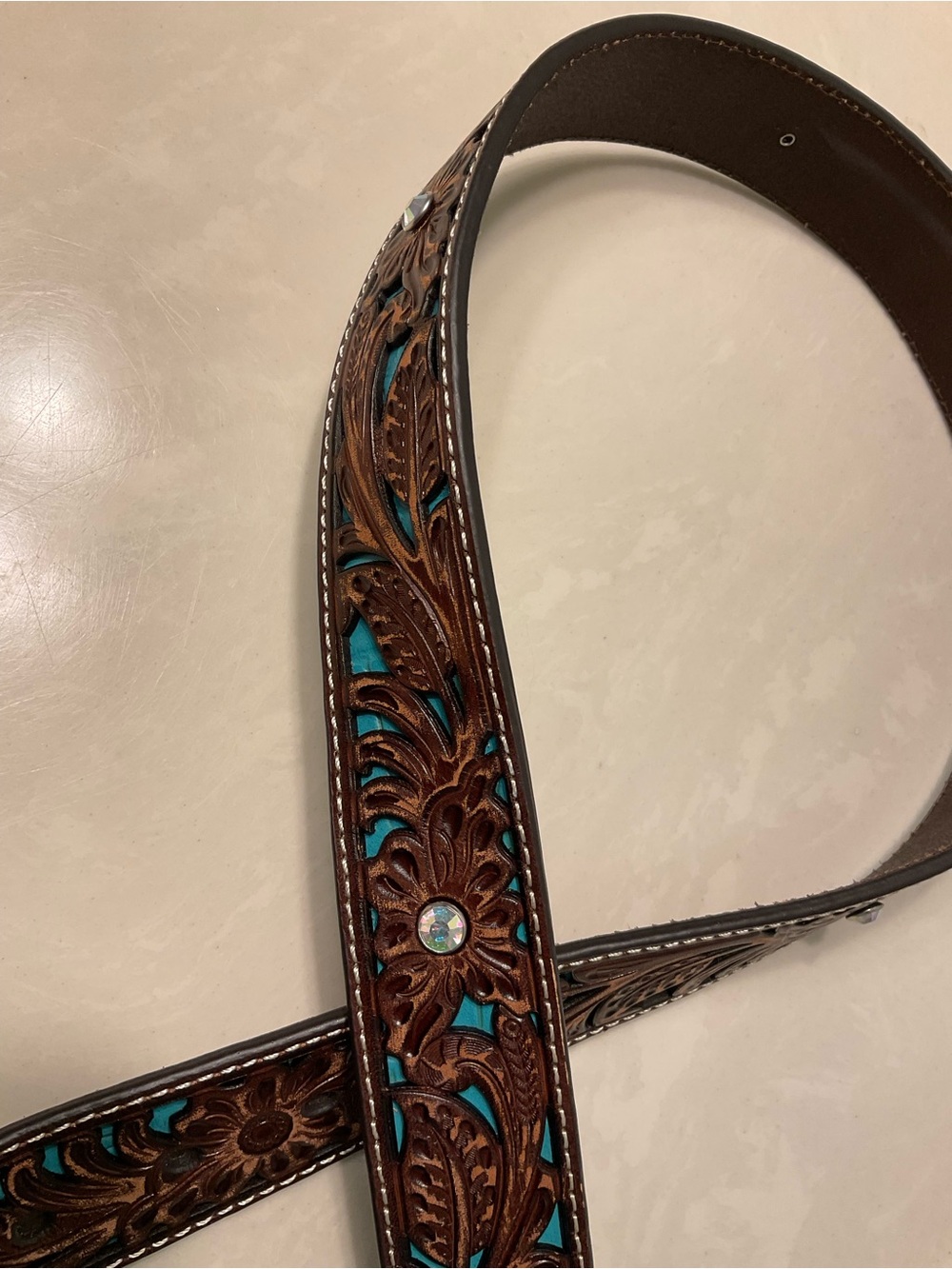 WOMENS ARIAT “ JOCELYN” WESTERN STYLE  BELT - Picture 3 of 6